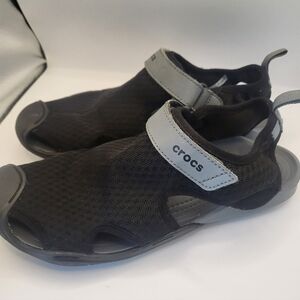 CROCS Black and Gray Sandals